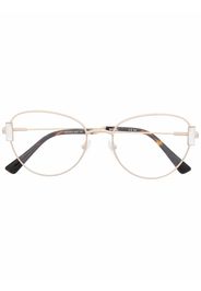 Moschino Eyewear Occhiali tondi - Oro