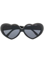 Moschino Eyewear heart-shaped frame sunglasses - Nero