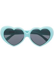 Moschino Eyewear heart-shaped frame sunglasses - Blu