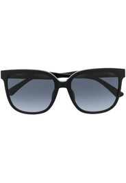 Moschino Eyewear logo-embellished square-frame sunglasses - Nero