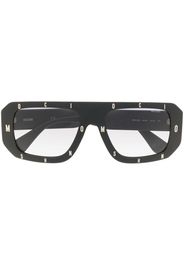 Moschino Eyewear Occhiali da sole oversize - Nero