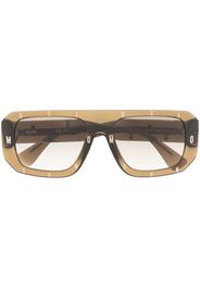 Moschino Eyewear Occhiali da sole oversize - Marrone