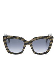 Moschino Eyewear Occhiali da sole cat-eye - Nero