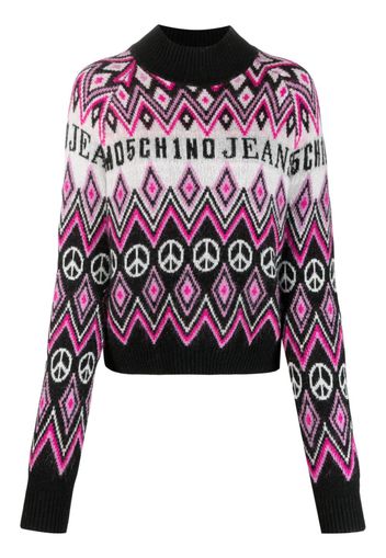 MOSCHINO JEANS Maglione a collo alto - Nero