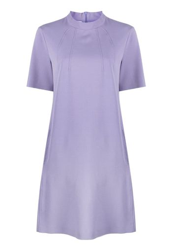 MOSCHINO JEANS high-neck short-sleeve minidress - Viola