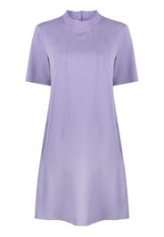 MOSCHINO JEANS high-neck short-sleeve minidress - Viola