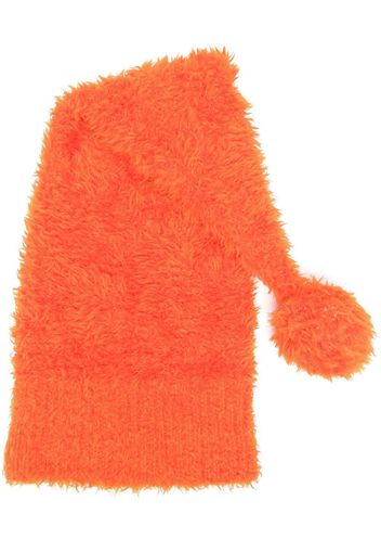 Moschino Pre-Owned Berretto con pompon Pre-owned anni 2000 - Arancione