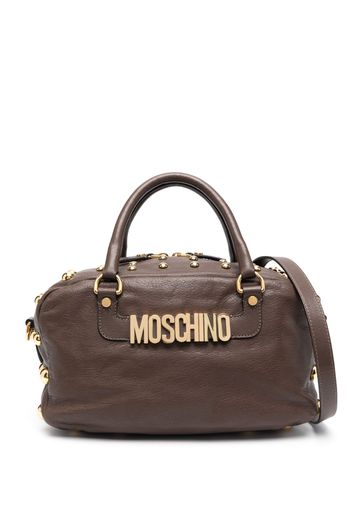 Moschino Pre-Owned Borsa a mano con logo Pre-owned anni 2000 - Marrone