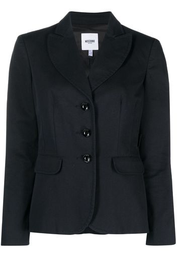 Moschino Pre-Owned Blazer monopetto anni 2000 - Nero