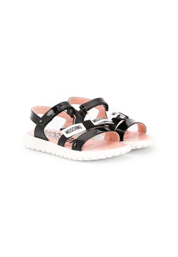 logo touch-strap sandals