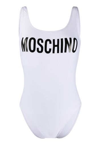 logo printed swimsuit