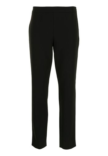 Moschino Pantaloni slim a vita alta - Nero