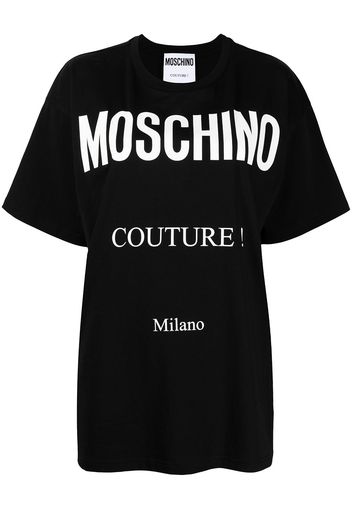 Moschino T-shirt Moschino Couture oversize - Nero