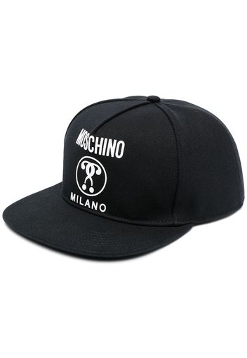 Moschino Cappello da baseball con stampa - Nero