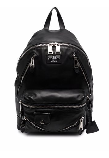 Moschino biker-style backpack - Nero