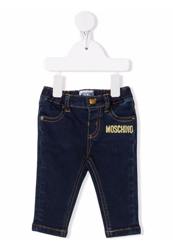 Moschino Kids Jeans Teddy Bear - Blu