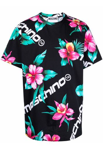 Moschino T-shirt con stampa - Nero