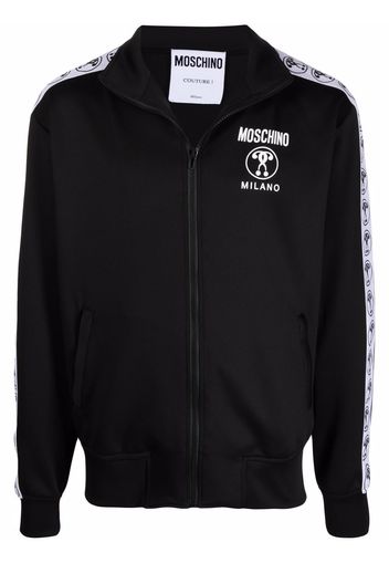 Moschino Maglione con zip - Nero