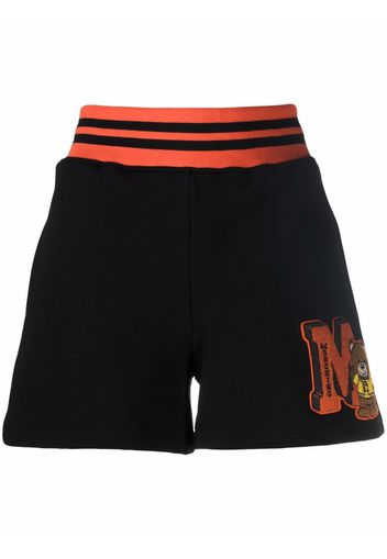 Moschino Shorts con stampa - Nero