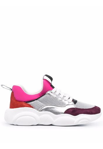 Moschino Sneakers con design color-block - Rosa