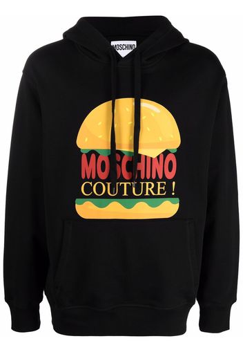 Moschino Felpa con cappuccio - Nero