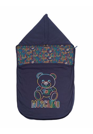 Moschino Kids Sacco nanna Teddy Bear - Blu