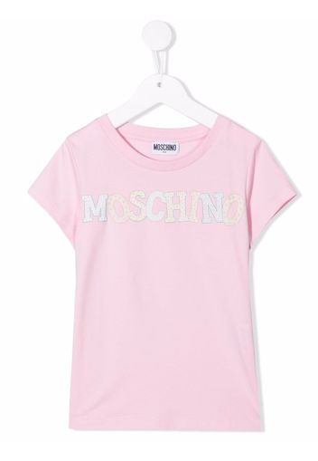 Moschino Kids T-shirt con stampa - Rosa