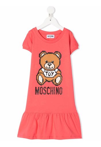 Moschino Kids Teddy Bear T-shirt dress - Rosa