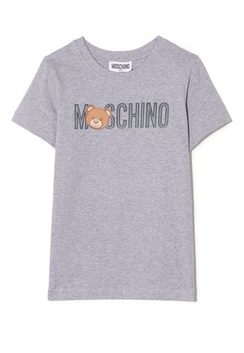 Moschino Kids T-shirt con stampa Teddy Bear Maxi - Grigio