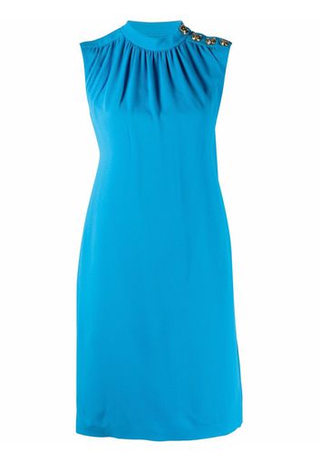 Moschino ruched shift dress - Blu