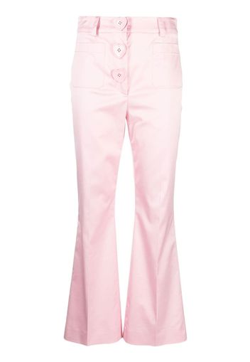 Moschino flared tailored trousers - Rosa