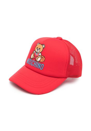 Moschino Kids Cappello da baseball Teddy Bear - Rosso