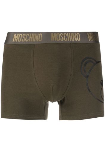 Moschino logo-waistband boxers - Verde