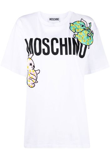 Moschino T-shirt con logo - Bianco