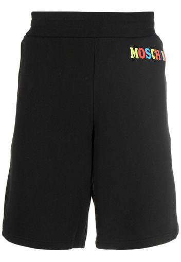 Moschino Bermuda con stampa - Nero