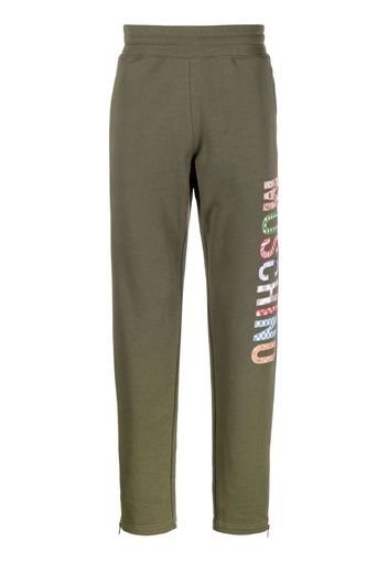 Moschino Pantaloni sportivi con logo - Verde