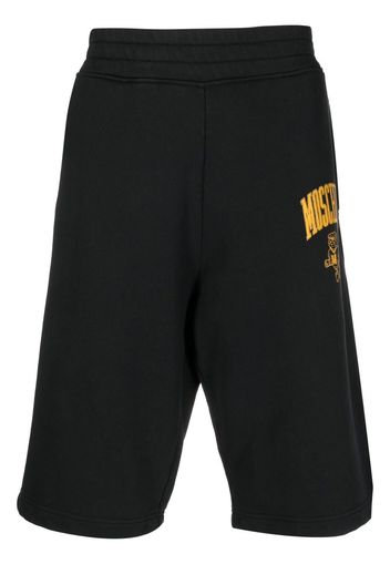 Moschino Pantaloni sportivi con stampa - Nero