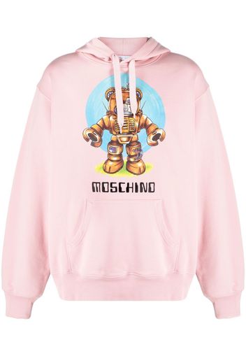 Moschino Felpa con cappuccio - Rosa