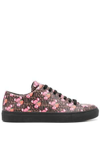 Moschino Sneakers con stampa - Marrone