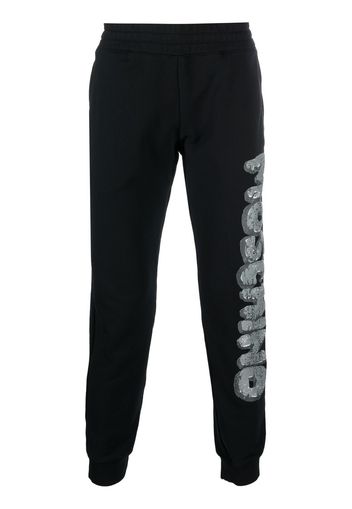 Moschino Pantaloni sportivi con stampa - Nero