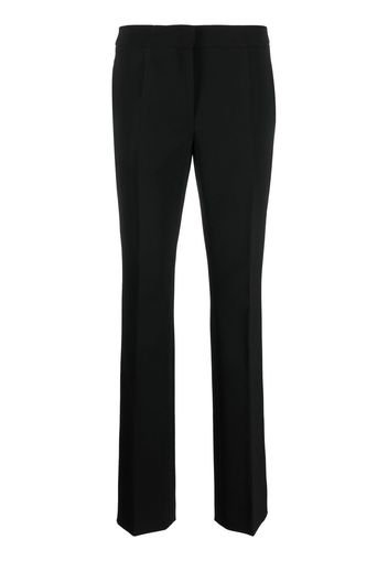 Moschino flared mid-rise trousers - Nero