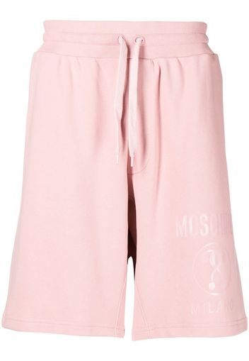 Moschino Shorts sportivi con logo - Rosa