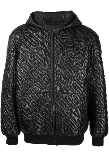 MOSCHINO Bomber con cappuccio - Nero