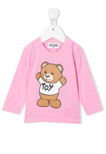 MOSCHINO KIDS T-shirt con stampa - Rosa