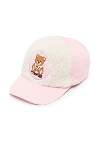 Moschino Kids embroidered Toy-Bear baseball cap - Rosa