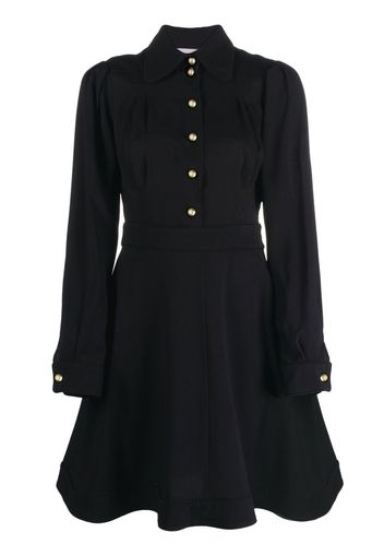 Moschino A-line mini shirt dress - Nero