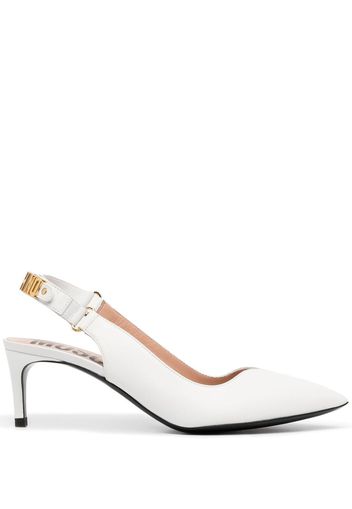 Moschino Pumps con cinturino - Bianco