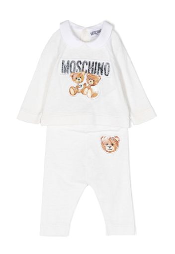 Moschino Kids Tuta sportiva Toy Bear - Toni neutri