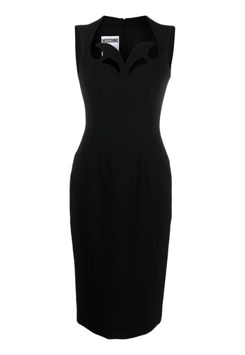 Moschino cut-out detail sleeveless dress - Nero