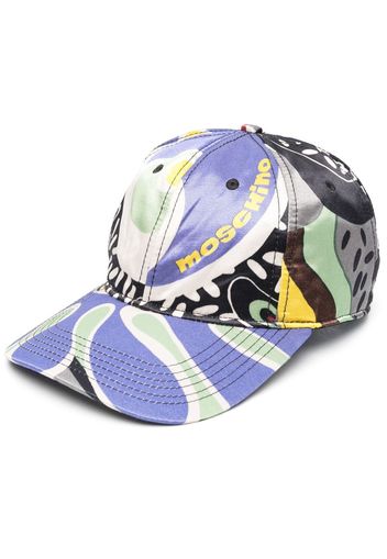 Moschino Cappello da baseball con logo - Blu